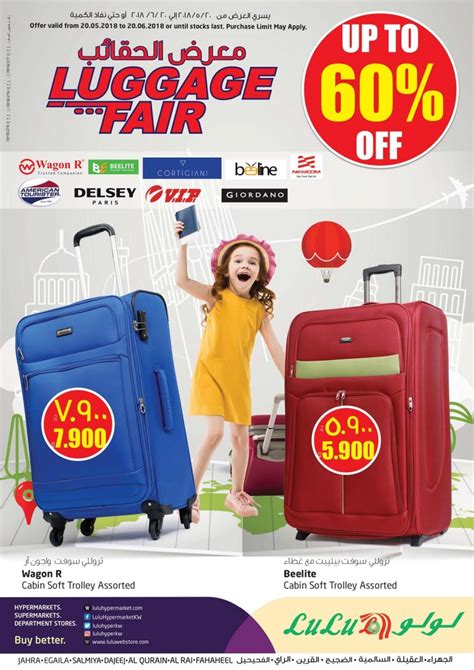 lulu luggage offer.